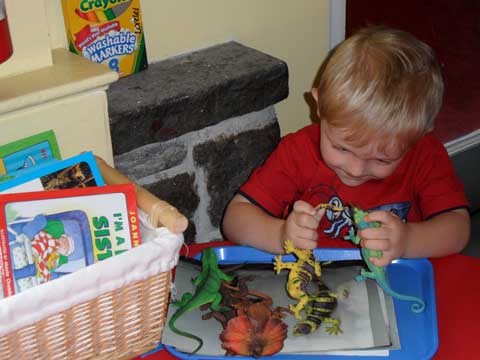 Mother and Daughter playing