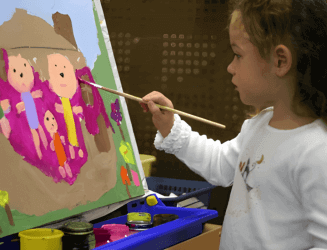 Kid painting